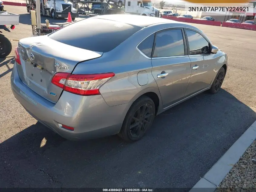 3N1AB7AP7EY224921 2014 Nissan Sentra Sv