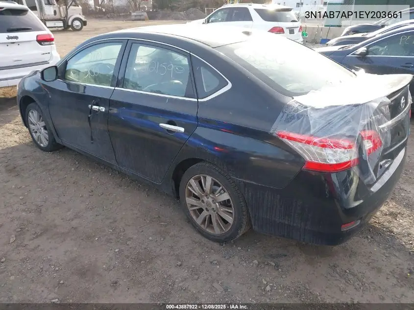 3N1AB7AP1EY203661 2014 Nissan Sentra Sl