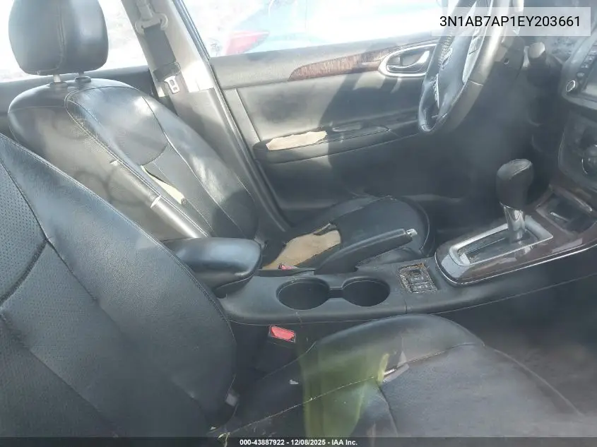 3N1AB7AP1EY203661 2014 Nissan Sentra Sl