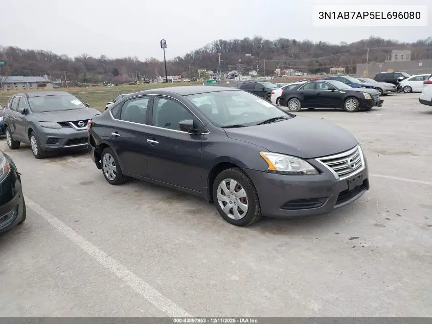 3N1AB7AP5EL696080 2014 Nissan Sentra S