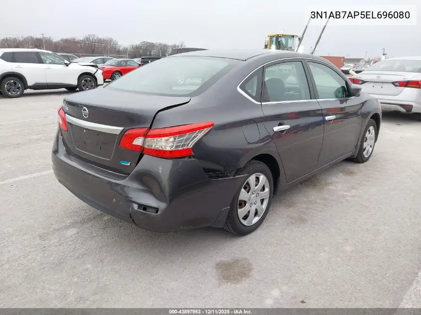 3N1AB7AP5EL696080 2014 Nissan Sentra S