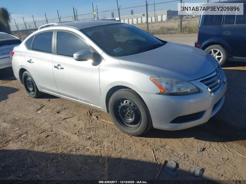 3N1AB7AP3EY209896 2014 Nissan Sentra Sv