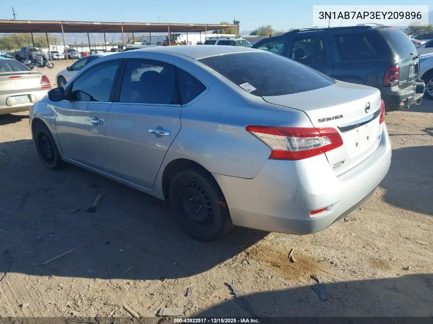 3N1AB7AP3EY209896 2014 Nissan Sentra Sv