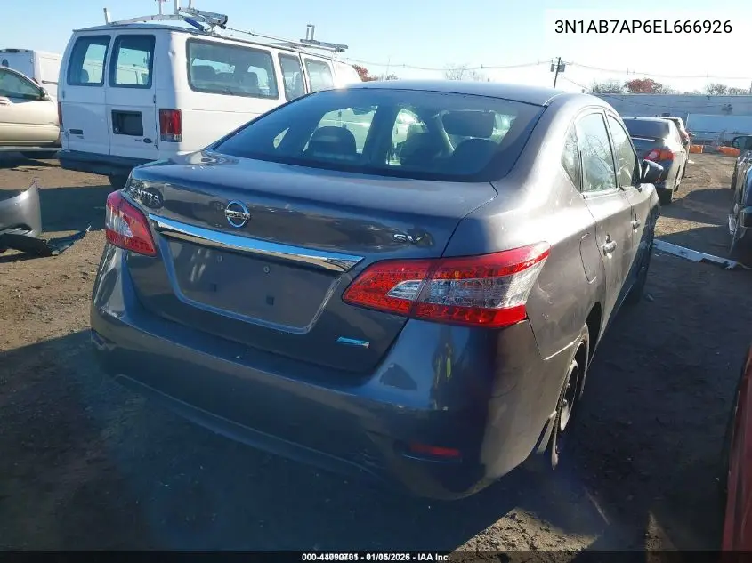 3N1AB7AP6EL666926 2014 Nissan Sentra Fe+ S/Fe+ Sv/S/Sl/Sr/Sv