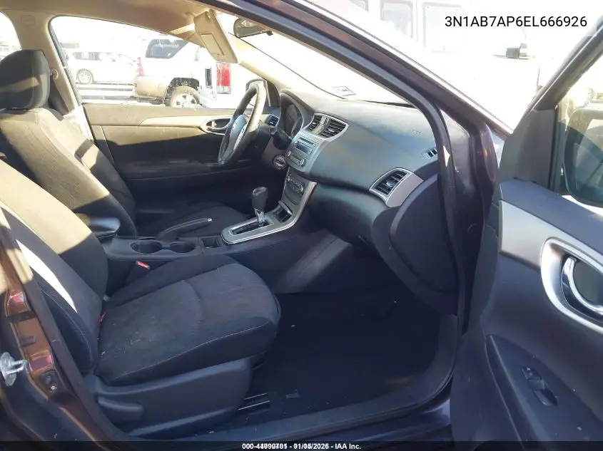 3N1AB7AP6EL666926 2014 Nissan Sentra Fe+ S/Fe+ Sv/S/Sl/Sr/Sv