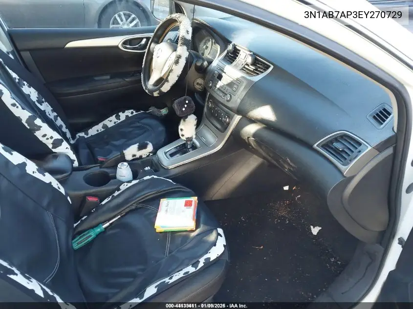 3N1AB7AP3EY270729 2014 Nissan Sentra Fe+ S/Fe+ Sv/S/Sl/Sr/Sv