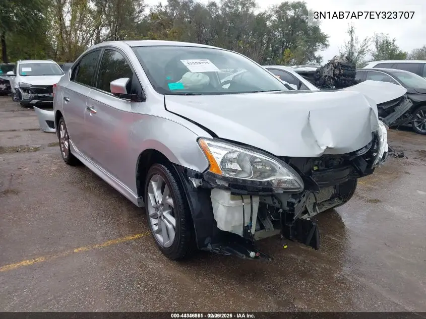 3N1AB7AP7EY323707 2014 Nissan Sentra Sr