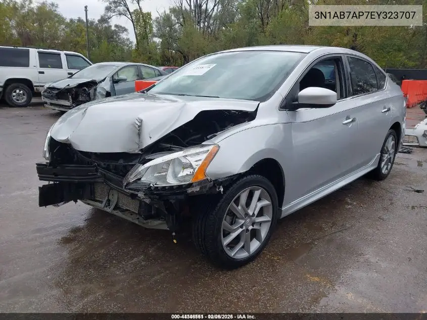 3N1AB7AP7EY323707 2014 Nissan Sentra Sr