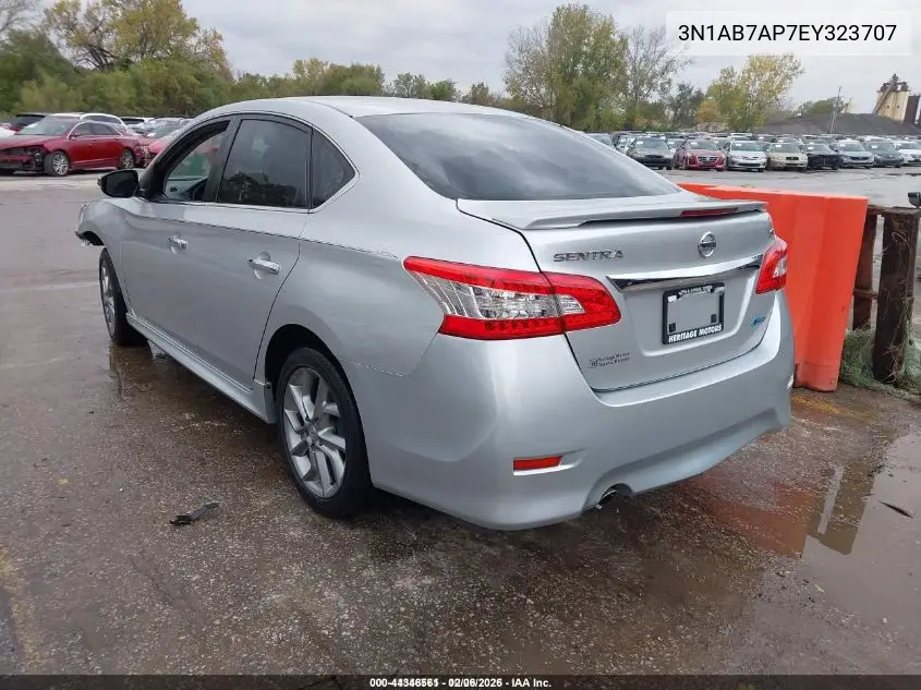 3N1AB7AP7EY323707 2014 Nissan Sentra Sr