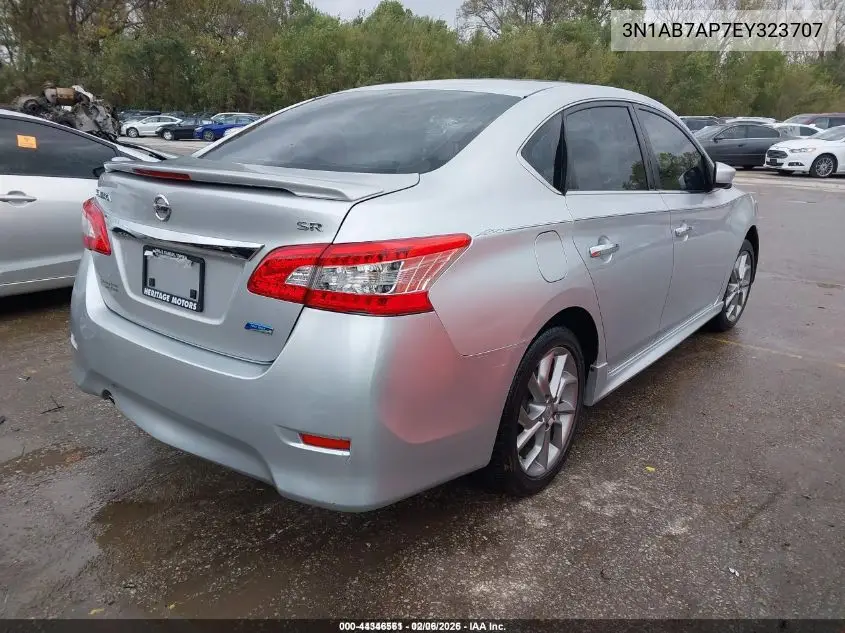 3N1AB7AP7EY323707 2014 Nissan Sentra Sr