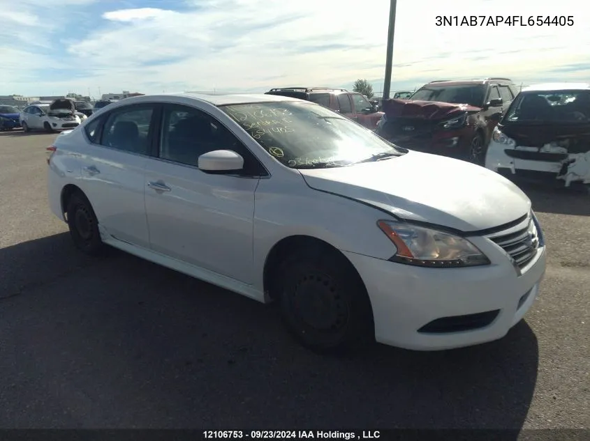 3N1AB7AP4FL654405 2015 Nissan Sentra