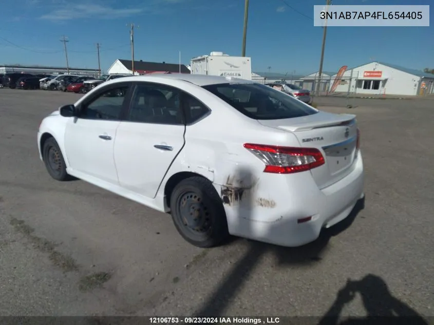 3N1AB7AP4FL654405 2015 Nissan Sentra