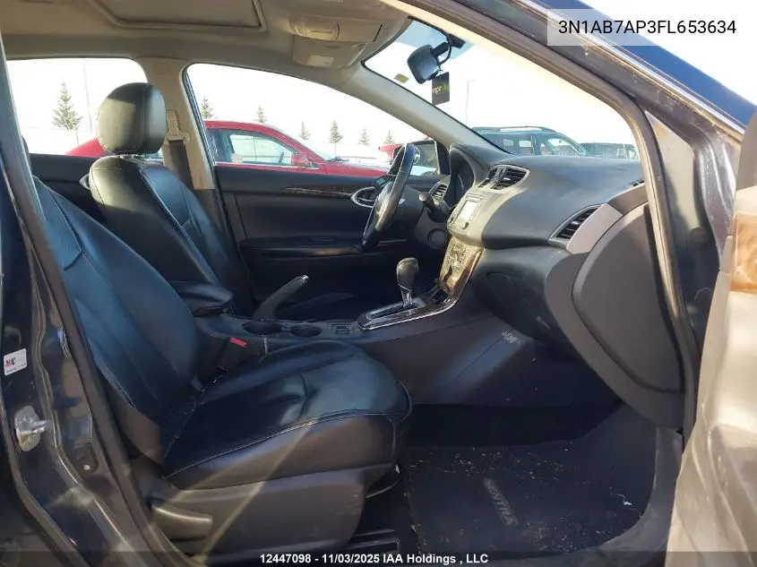 3N1AB7AP3FL653634 2015 Nissan Sentra S/Sv/Sr/Sl