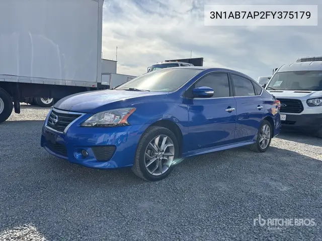 3N1AB7AP2FY375179 2015 Nissan Sentra 2015 Nissan Sentra Sr Automobile