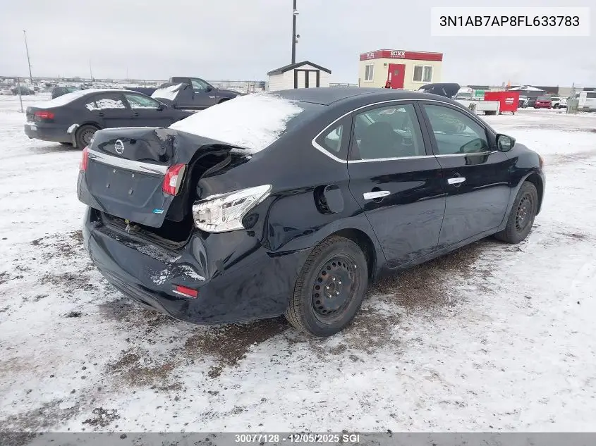 3N1AB7AP8FL633783 2015 Nissan Sentra S/Sv/Sr/Sl
