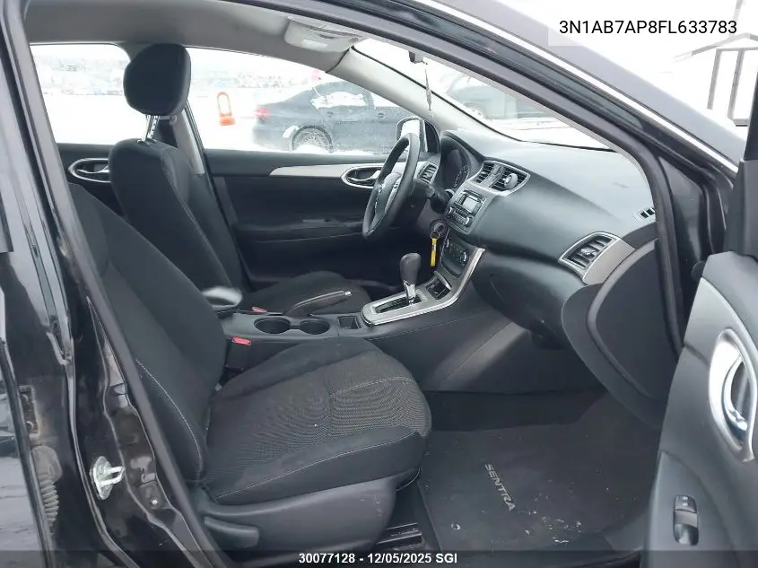 3N1AB7AP8FL633783 2015 Nissan Sentra S/Sv/Sr/Sl