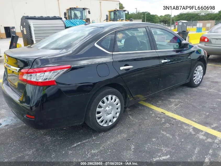 3N1AB7AP9FL660698 2015 Nissan Sentra Fe+ S/S/Sl/Sr/Sv