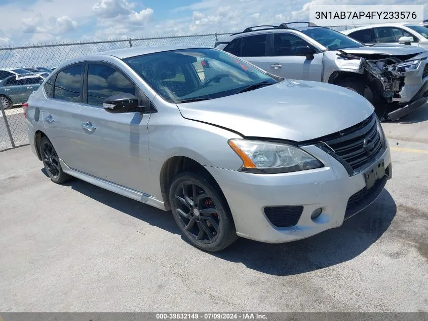 3N1AB7AP4FY233576 2015 Nissan Sentra Sr