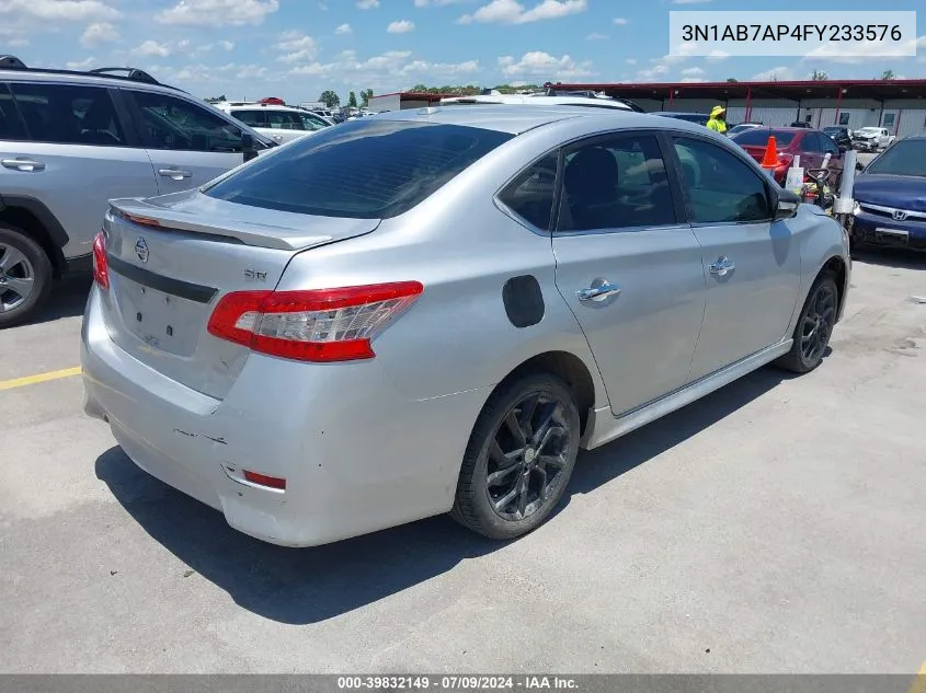 3N1AB7AP4FY233576 2015 Nissan Sentra Sr