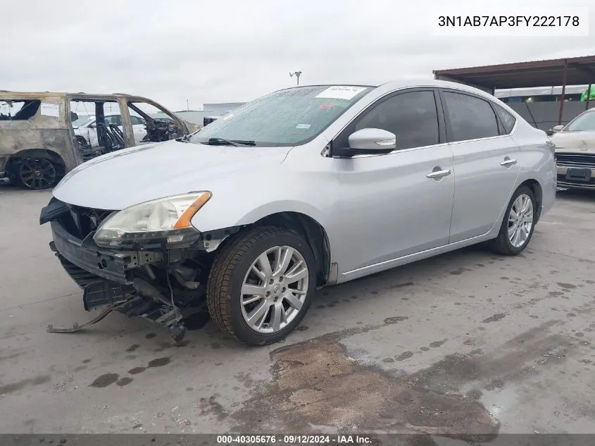 3N1AB7AP3FY222178 2015 Nissan Sentra S/Sv/Sr/Sl