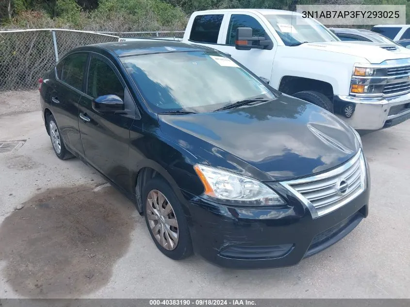 3N1AB7AP3FY293025 2015 Nissan Sentra S