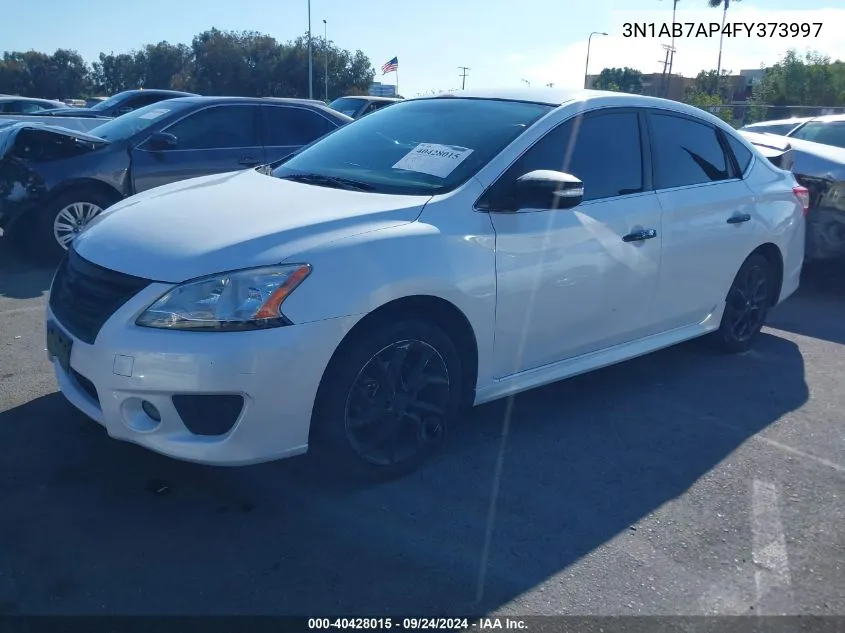 2015 Nissan Sentra Sr VIN: 3N1AB7AP4FY373997 Lot: 40428015