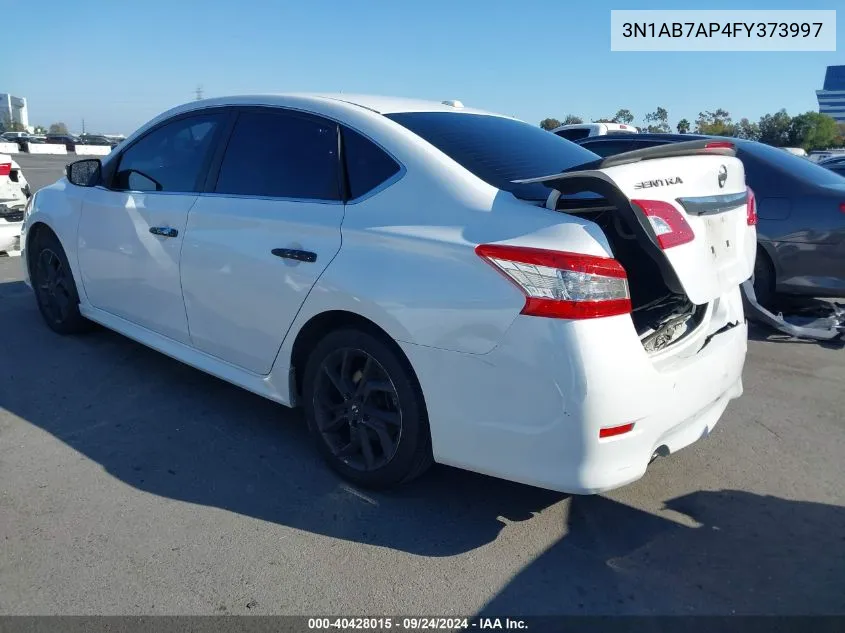 2015 Nissan Sentra Sr VIN: 3N1AB7AP4FY373997 Lot: 40428015