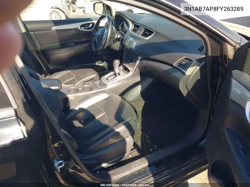 3N1AB7AP8FY263289 2015 Nissan Sentra Sr