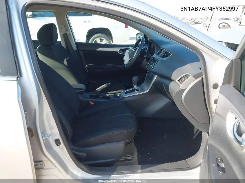 3N1AB7AP4FY362997 2015 Nissan Sentra S