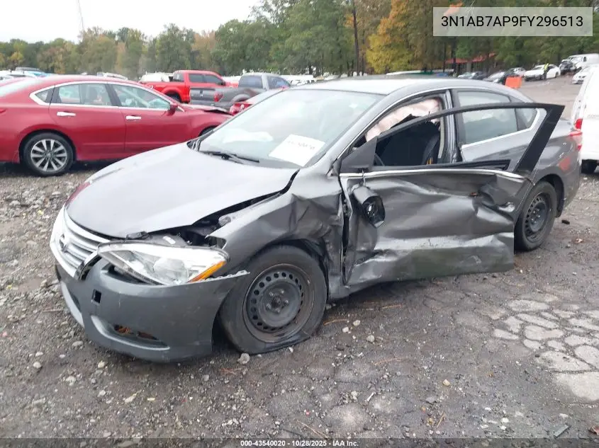 3N1AB7AP9FY296513 2015 Nissan Sentra S