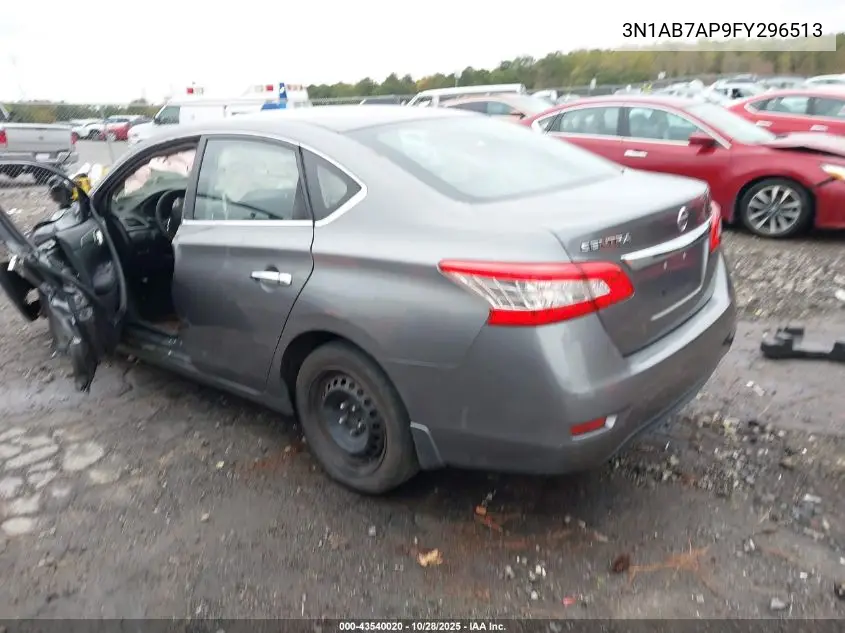 3N1AB7AP9FY296513 2015 Nissan Sentra S