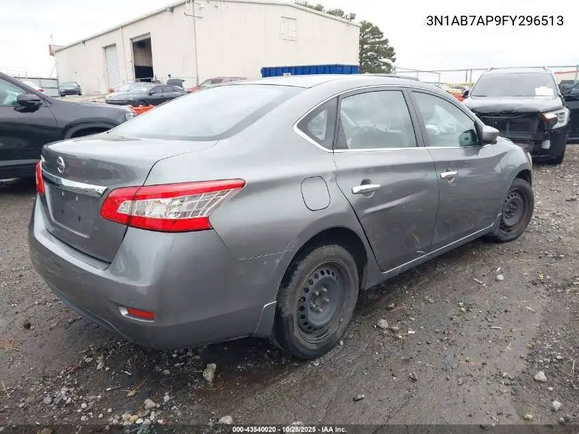 3N1AB7AP9FY296513 2015 Nissan Sentra S
