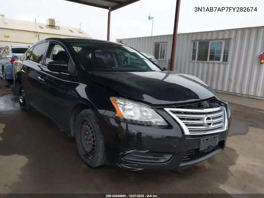 3N1AB7AP7FY282674 2015 Nissan Sentra Sv