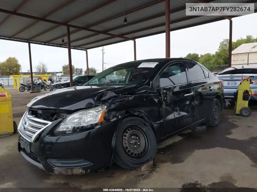 3N1AB7AP7FY282674 2015 Nissan Sentra Sv