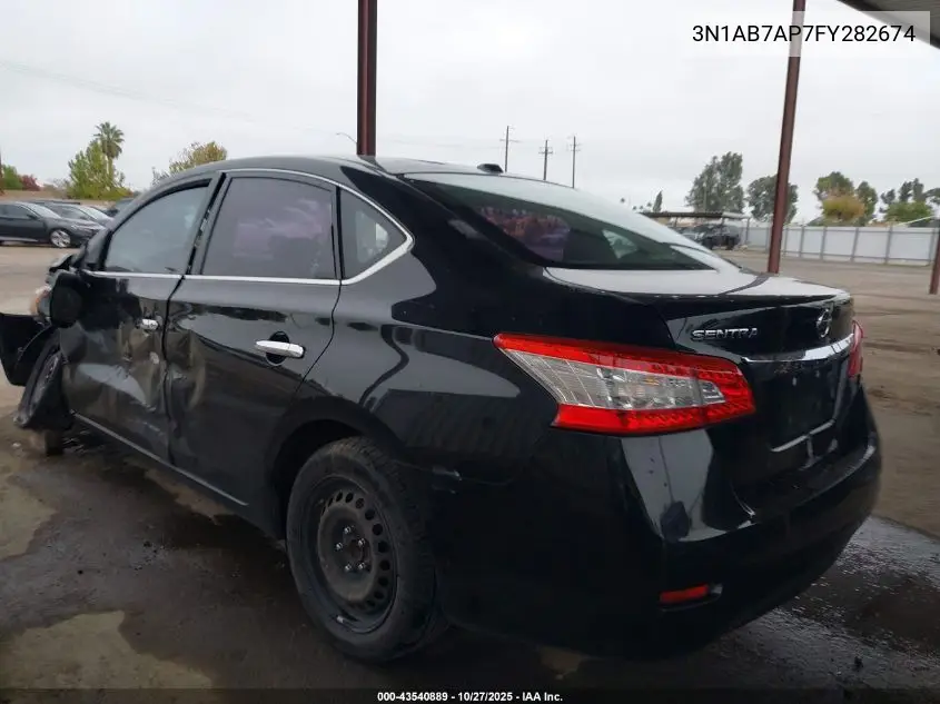 3N1AB7AP7FY282674 2015 Nissan Sentra Sv