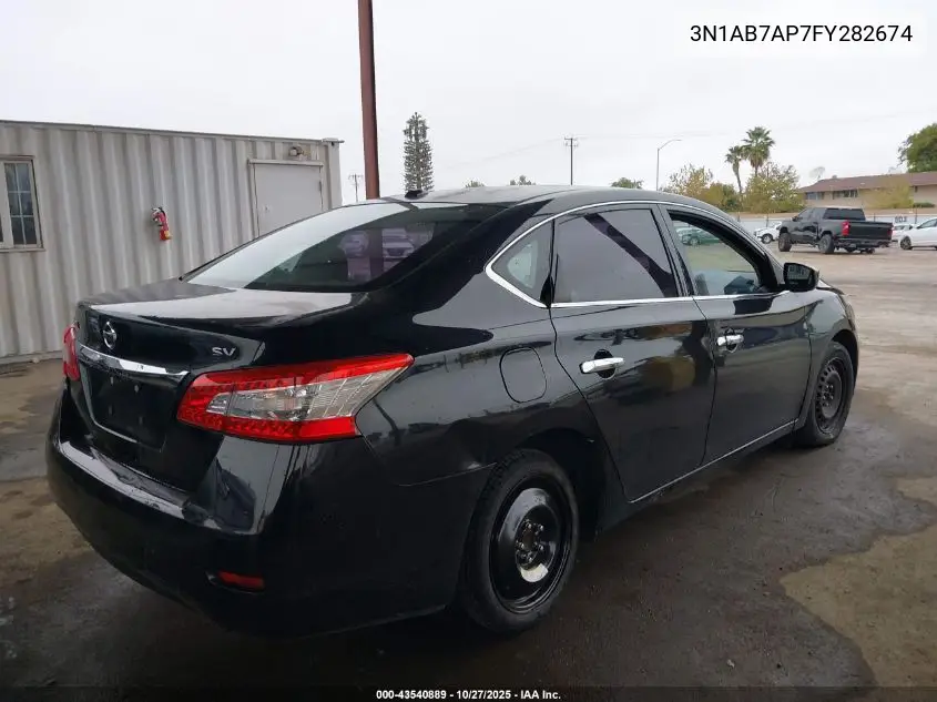 3N1AB7AP7FY282674 2015 Nissan Sentra Sv