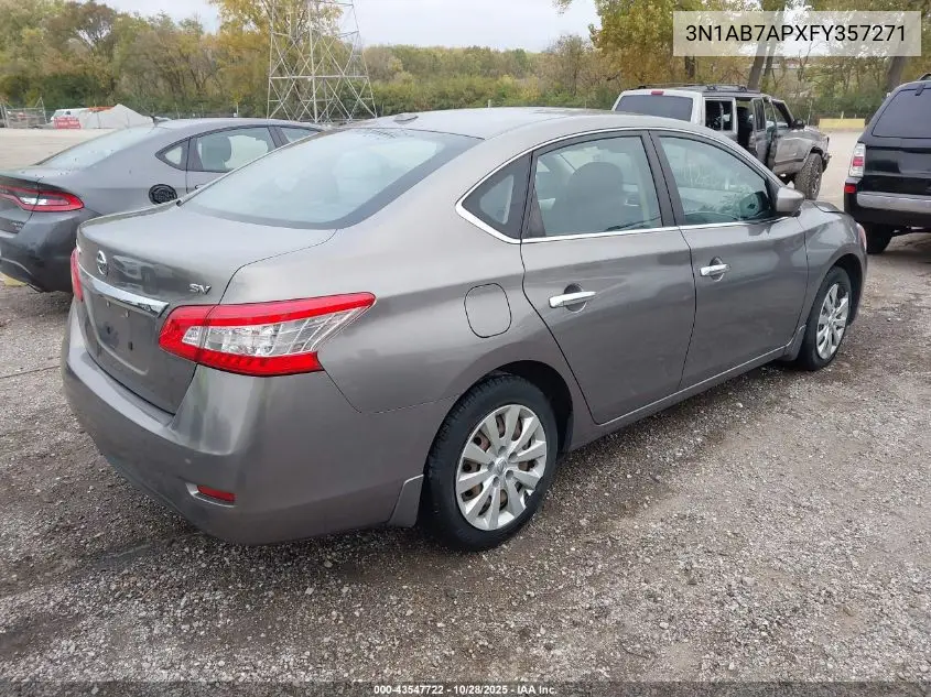 3N1AB7APXFY357271 2015 Nissan Sentra Sv