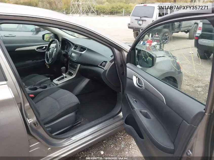 3N1AB7APXFY357271 2015 Nissan Sentra Sv