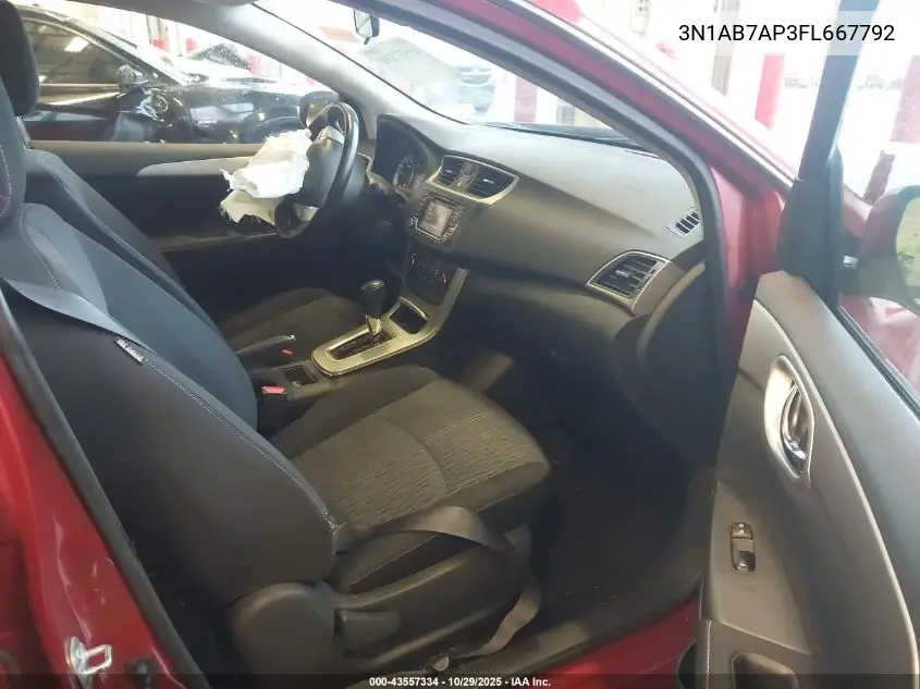 3N1AB7AP3FL667792 2015 Nissan Sentra Sv