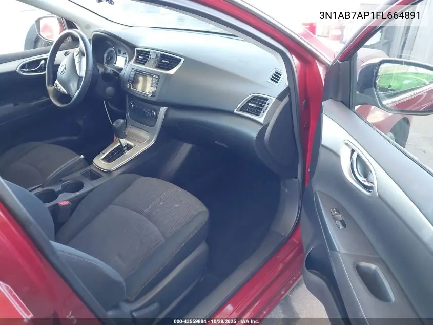 3N1AB7AP1FL664891 2015 Nissan Sentra Sv
