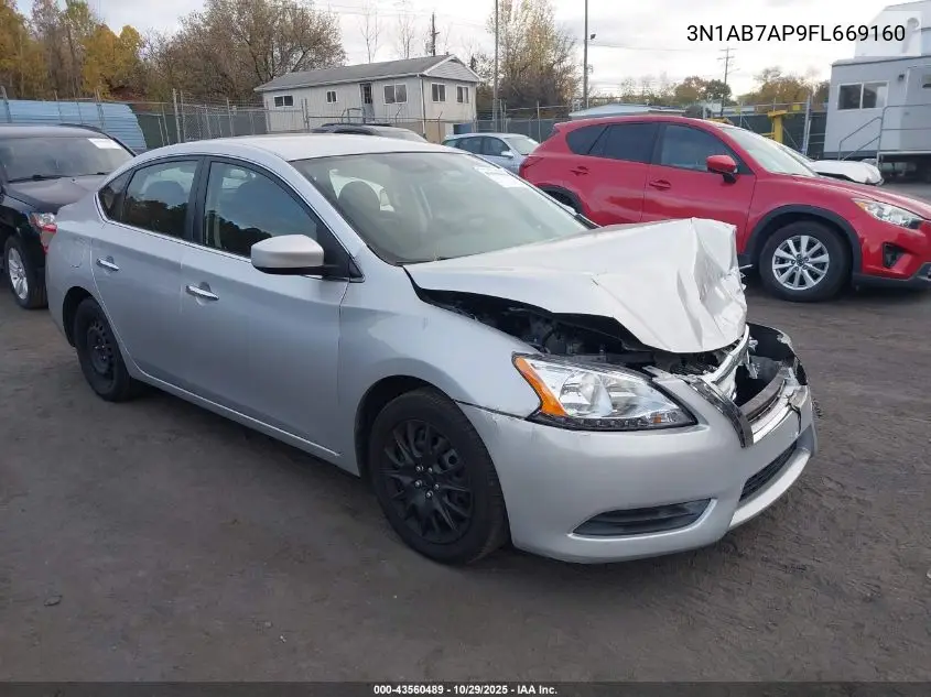 3N1AB7AP9FL669160 2015 Nissan Sentra Fe+ S/S/Sl/Sr/Sv