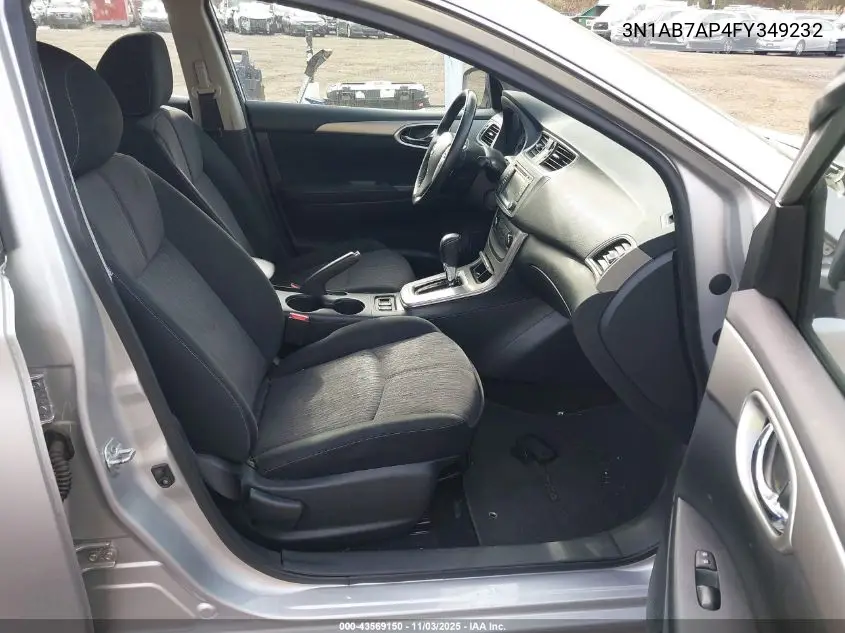 3N1AB7AP4FY349232 2015 Nissan Sentra Sv