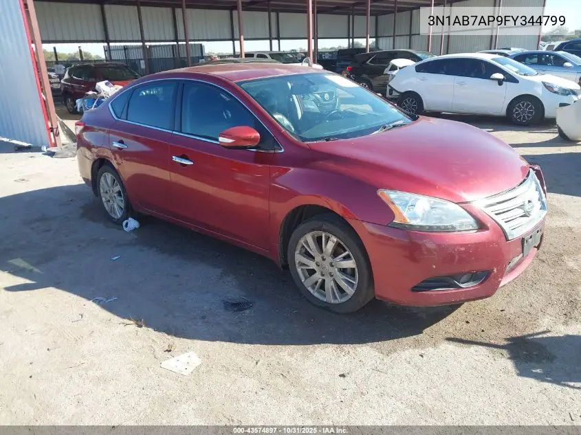3N1AB7AP9FY344799 2015 Nissan Sentra Sl
