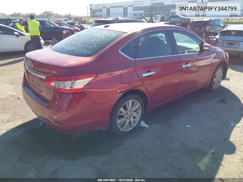 3N1AB7AP9FY344799 2015 Nissan Sentra Sl