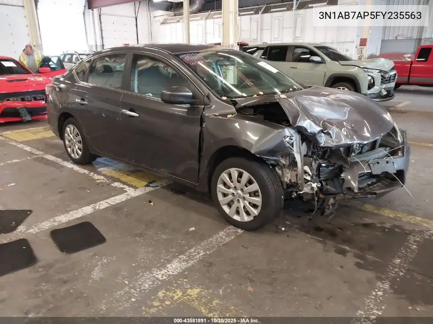3N1AB7AP5FY235563 2015 Nissan Sentra Fe+ S/S/Sl/Sr/Sv