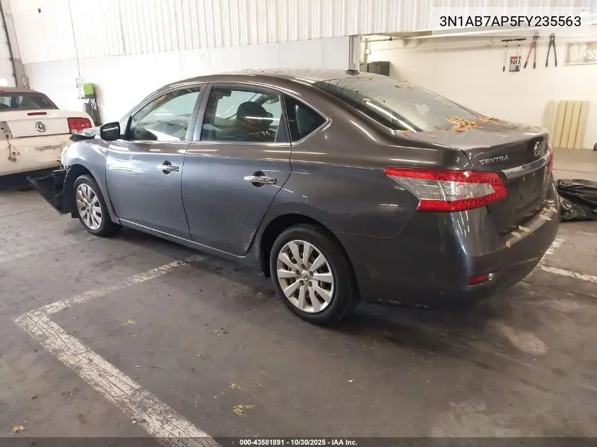 3N1AB7AP5FY235563 2015 Nissan Sentra Fe+ S/S/Sl/Sr/Sv