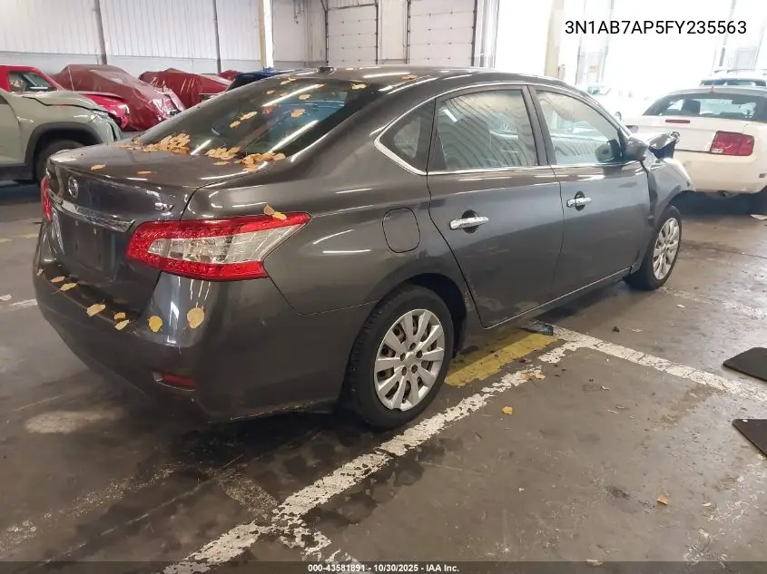 3N1AB7AP5FY235563 2015 Nissan Sentra Fe+ S/S/Sl/Sr/Sv
