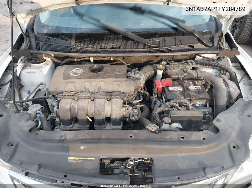 3N1AB7AP1FY284789 2015 Nissan Sentra Sv