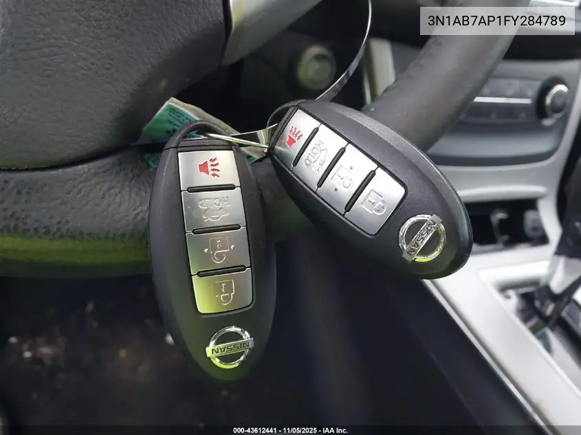 3N1AB7AP1FY284789 2015 Nissan Sentra Sv