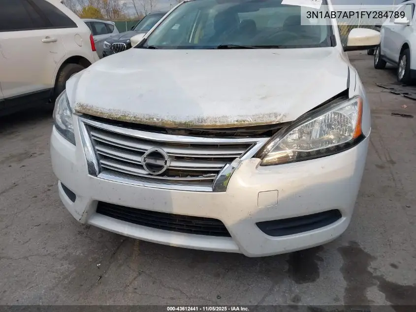 3N1AB7AP1FY284789 2015 Nissan Sentra Sv